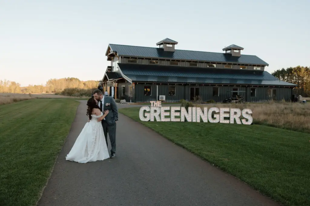 modern and minimalist Ivy Black wedding Minneosta
